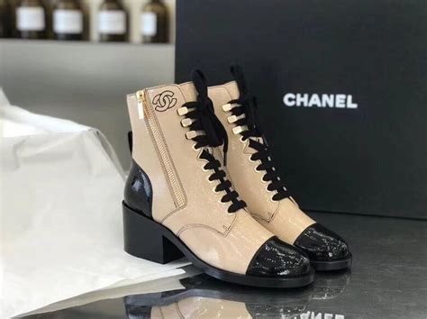 chanel ankle boots 2022|Chanel ankle boots with chain.